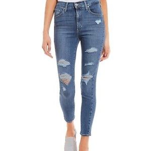 Mile high distressed skinny jeans Levi’s